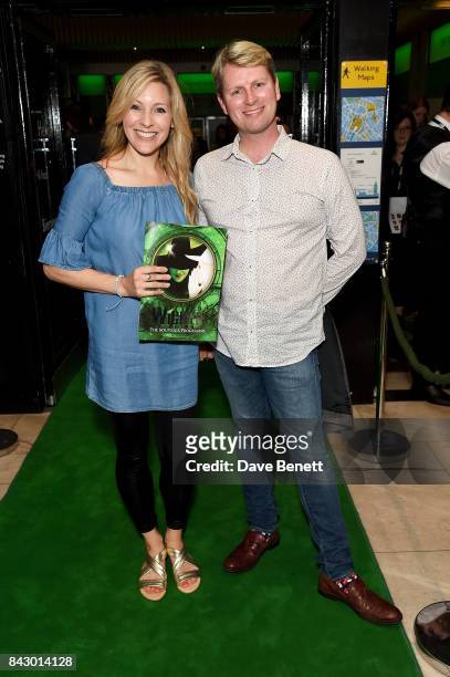 Naomi Wilkinson arrives at the performance of hit musical Wicked celebrating its new cast ahead of its 11th birthday at Apollo Victoria Theatre on...