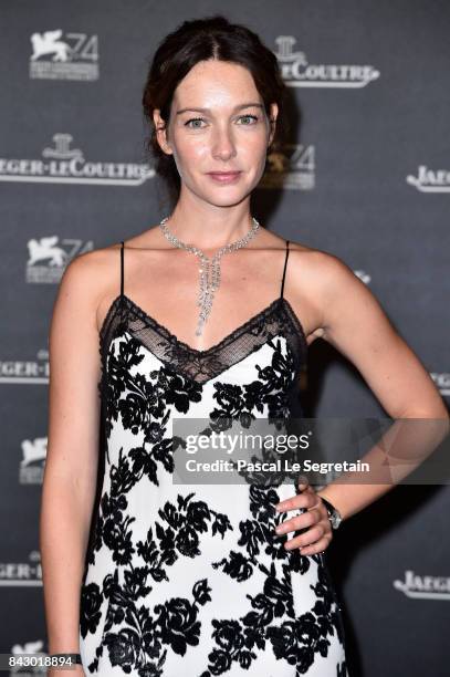 Cristiana Capotondi arrives for the Jaeger-LeCoultre Gala Dinner during the 74th Venice International Film Festival at Arsenale on September 5, 2017...