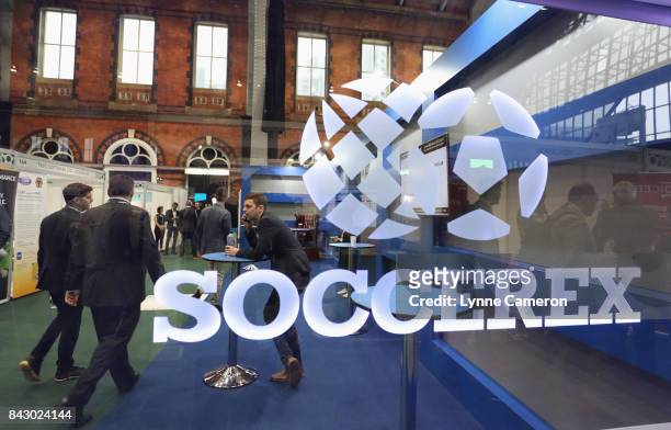 General view during day 2 of the Soccerex Global Convention at Manchester Central Convention Complex on September 5, 2017 in Manchester, England.