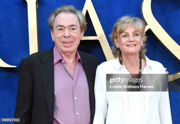 Lord Andrew Lloyd Webber and Madeleine Gurdon attend the "Victoria & Abdul" UK premiere held at Odeon Leicester Square on September 5, 2017 in...