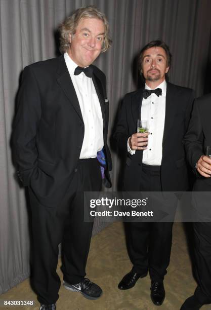 James May and Richard Hammond attend the GQ Men Of The Year Awards at the Tate Modern on September 5, 2017 in London, England.