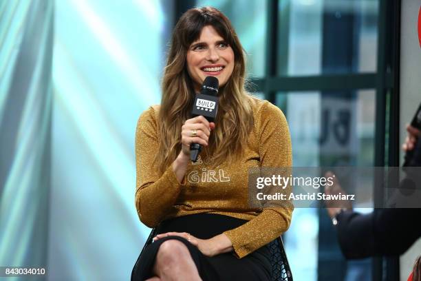 Actress Lake Bell discusses her film "I Do...Until I Don't" at Build Studio on September 5, 2017 in New York City.