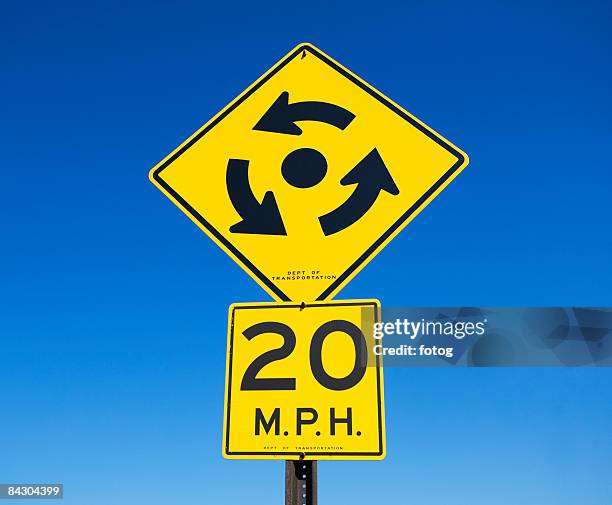 Rotary Intersection Sign Rotary Sign Photos and Premium High Res Pictures - Getty Images