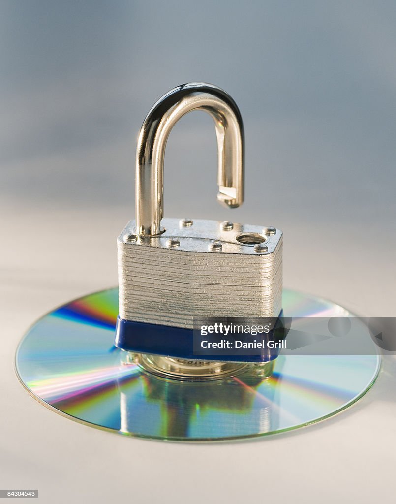 Lock and compact disc