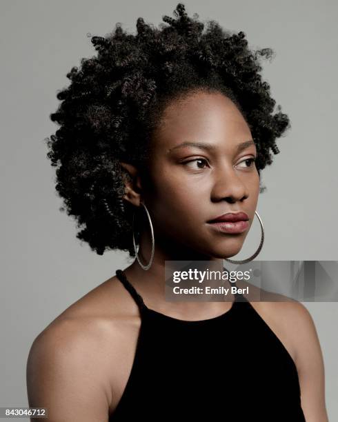 Omono Okojie is photographed at the Sundance NEXT FEST at The Theatre At The Ace Hotel on August 12, 2017 in Los Angeles, California.