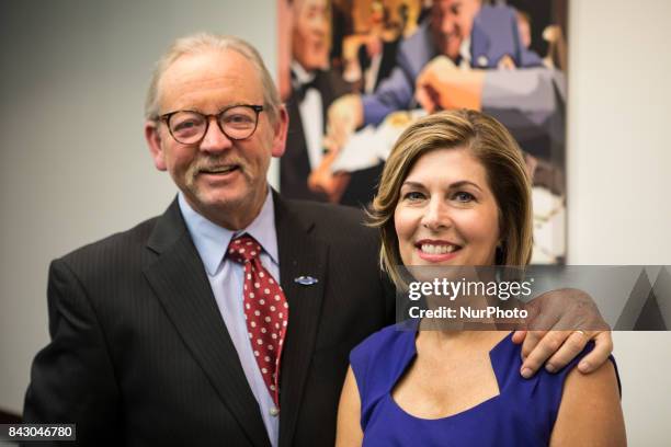 James Attkisson stands with his wife, former CBS News Correspondent Sharyl Attkisson, author of The Smear: How Shady Political Operatives and Fake...