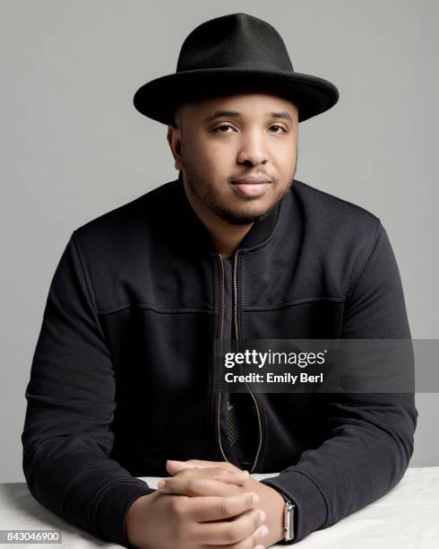 Justin Simien is photographed at the Sundance NEXT FEST at The Theatre At The Ace Hotel on August 12, 2017 in Los Angeles, California.