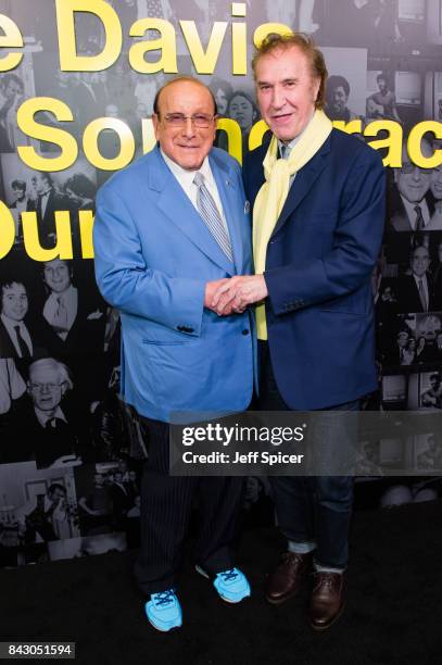 Clive Davis and Ray Davies attend the Clive Davis: 'Soundtrack Of Our Lives' special screening at The Curzon Mayfair on September 5, 2017 in London,...