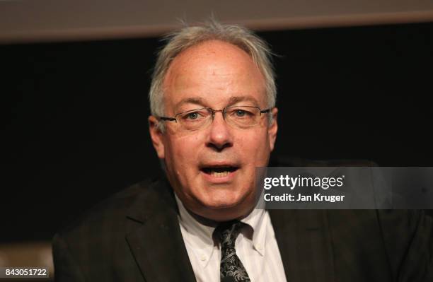 Trevor Watkins, Pinsent Masons Global Head of Sports talks during day 2 of the Soccerex Global Convention at Manchester Central Convention Complex on...