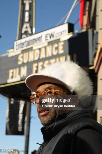 Director Spike Lee poses for photos around the 2009 Sundance Film Festival on January 15, 2009 in Park City, Utah.