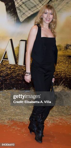 Loredana Cannata attends "Australia" Rome Screening at Auditorium Conciliazione on January 15, 2009 in Rome, Italy.