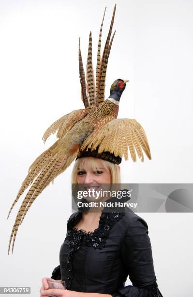 Artist Rosson Crow attends a Private View of Mosson Crow at White Cube on January 15, 2009 in London, England.