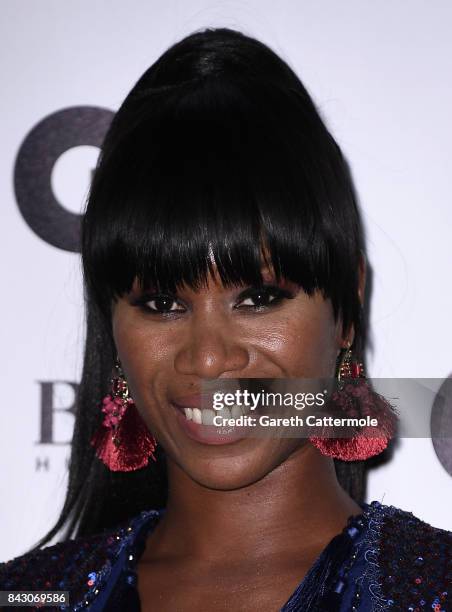 Aicha Mckenzie attends the GQ Men Of The Year Awards at the Tate Modern on September 5, 2017 in London, England.