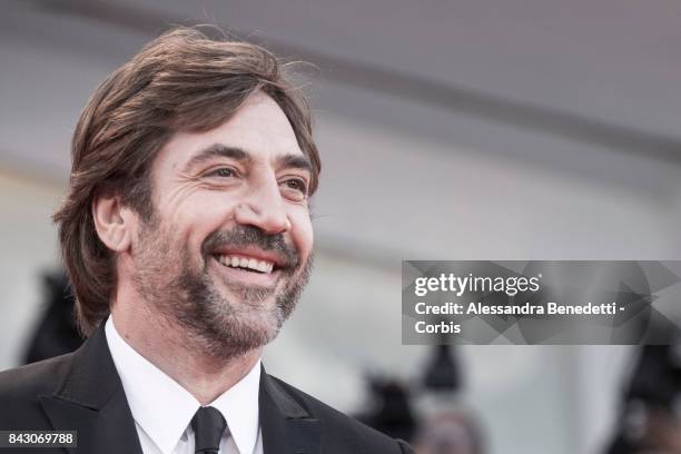 Javier Bardem attends the 'mother!' screening during the 74th Venice Film Festival at Sala Grande on September 5, 2017 in Venice, Italy.