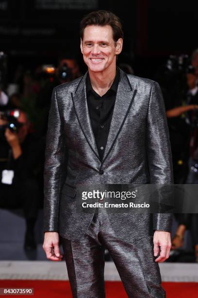Jim Carrey walks the red carpet ahead of the 'Jim & Andy: The Great Beyond - The Story of Jim Carrey & Andy Kaufman Featuring a Very Special,...