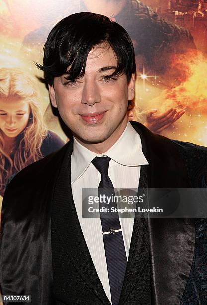 Designer and reality television personality Malan Breton attends the New York premiere of "Inkheart" at AMC Loews Lincoln Square 13 on January 15,...