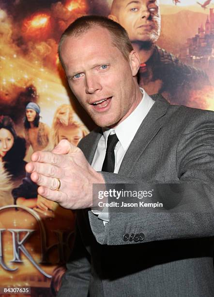 Actor Paul Bettany attends the premiere of "Inkheart" at the AMC Loews Lincoln Square 13 on January 15, 2009 in New York City.