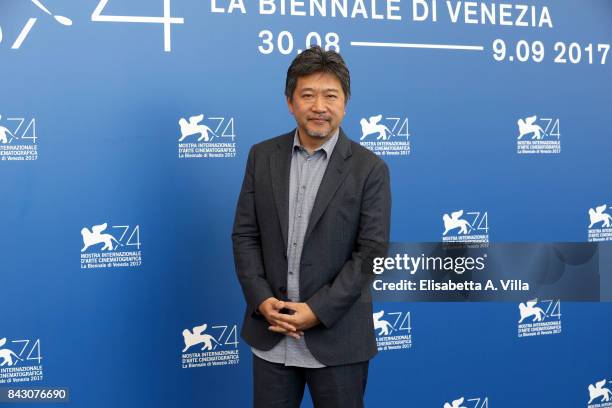 Hirokazu Koreeda attends the 'The Third Murder ' photocall during the 74th Venice Film Festival on September 5, 2017 in Venice, Italy.