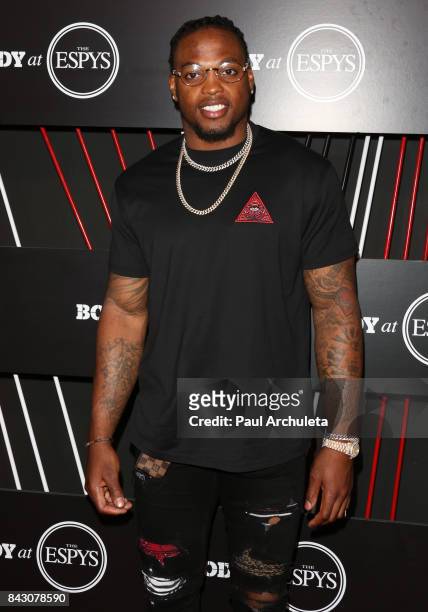 Running Back Derrick Henry attends the ESPN Magazin Body Issue pre-ESPYS party at Avalon Hollywood on July 11, 2017 in Los Angeles, California.