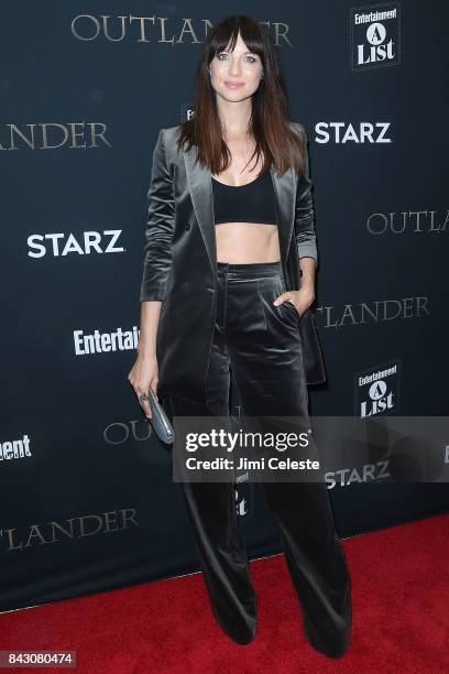 Caitriona Balfe attends the New York premiere of "Outlander" Season Three at Time Inc. On September 5, 2017 in New York City.