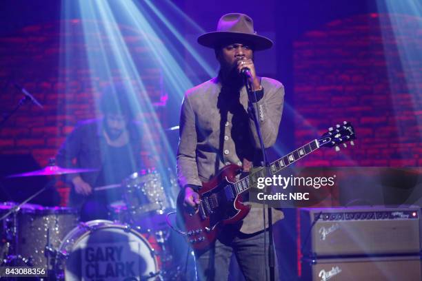 Episode 572 -- Pictured: Musical guest Gary Clark Jr. Performs on September 5, 2017 --