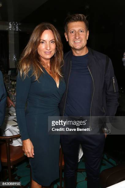 Emily Oppenheimer and Steve Parish attend a private dinner hosted by Emily Oppenheimer for the South London Gallery at Mr Chow on September 5, 2017...