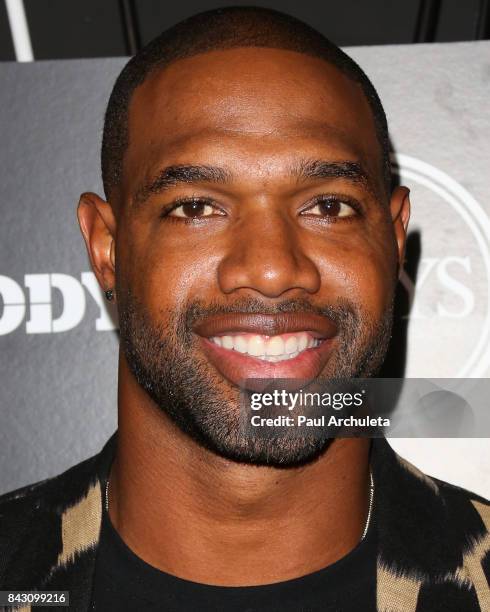 Tight End Marcedes Lewis attends the ESPN Magazine Body Issue pre-ESPYS party at Avalon Hollywood on July 11, 2017 in Los Angeles, California.