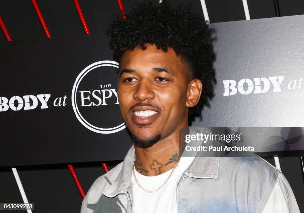 Player Nick Young attends the ESPN Magazine Body Issue pre-ESPYS party at Avalon Hollywood on July 11, 2017 in Los Angeles, California.