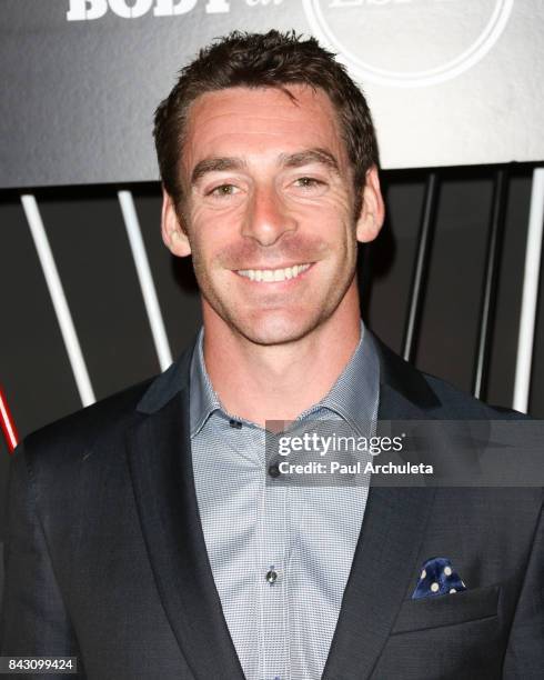 Professional Race Car Driver Simon Pagenaud attends the ESPN Magazine Body Issue pre-ESPYS party at Avalon Hollywood on July 11, 2017 in Los Angeles,...