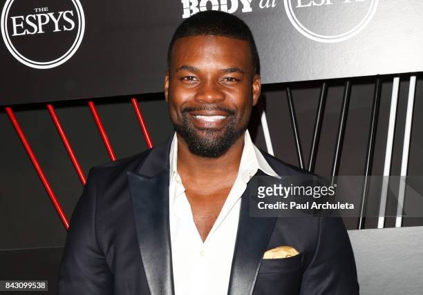 Actor Amin Joseph attends the ESPN Magazine Body Issue pre-ESPYS party at Avalon Hollywood on July 11, 2017 in Los Angeles, California.