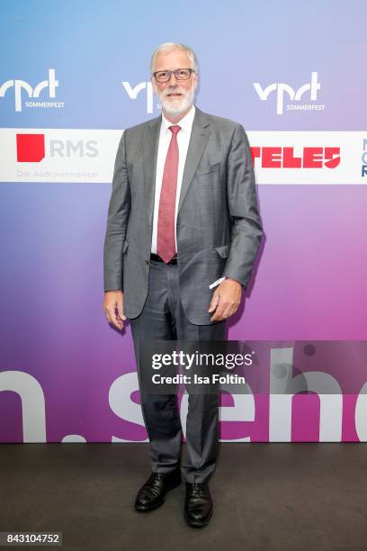 German politician Rainer Robra attends the Summer Reception Of VPRT Organization at LV Niedersachsen on September 5, 2017 in Berlin, Germany.