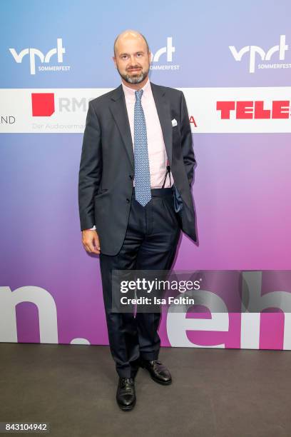 Stefan Piech, CEO Your Family Entertainment AG attends the Summer Reception Of VPRT Organization at LV Niedersachsen on September 5, 2017 in Berlin,...