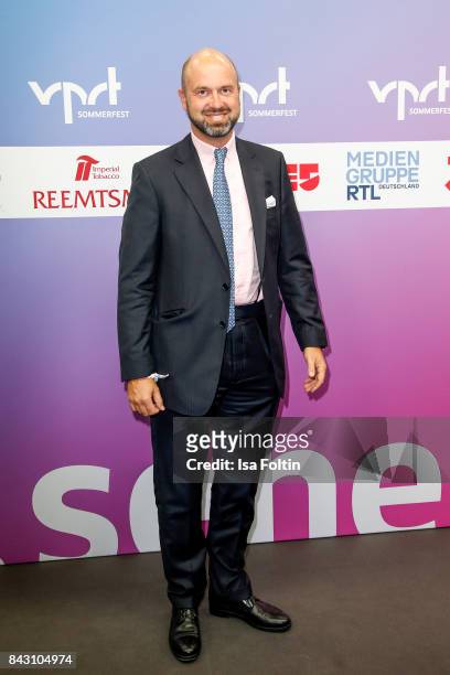 Stefan Piech, CEO Your Family Entertainment AG attends the Summer Reception Of VPRT Organization at LV Niedersachsen on September 5, 2017 in Berlin,...