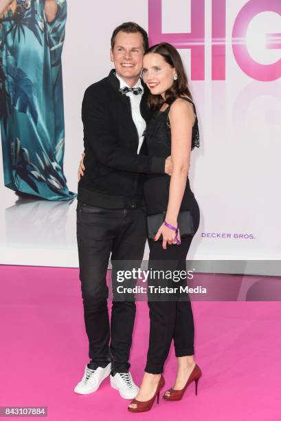 German actor Malte Arkona and his wife Anna-Maria Arkona attend the 'High Society' Premiere at CineStar on September 5, 2017 in Berlin, Germany.