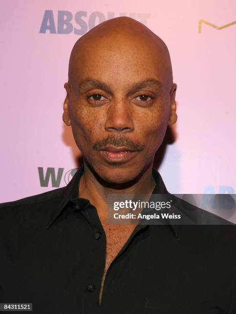 Ru Paul arrives to the opening night gala of "Ru Paul's Drag Race" Art Show at the World of Wonder Storefront Gallery on January 15, 2009 in Los...
