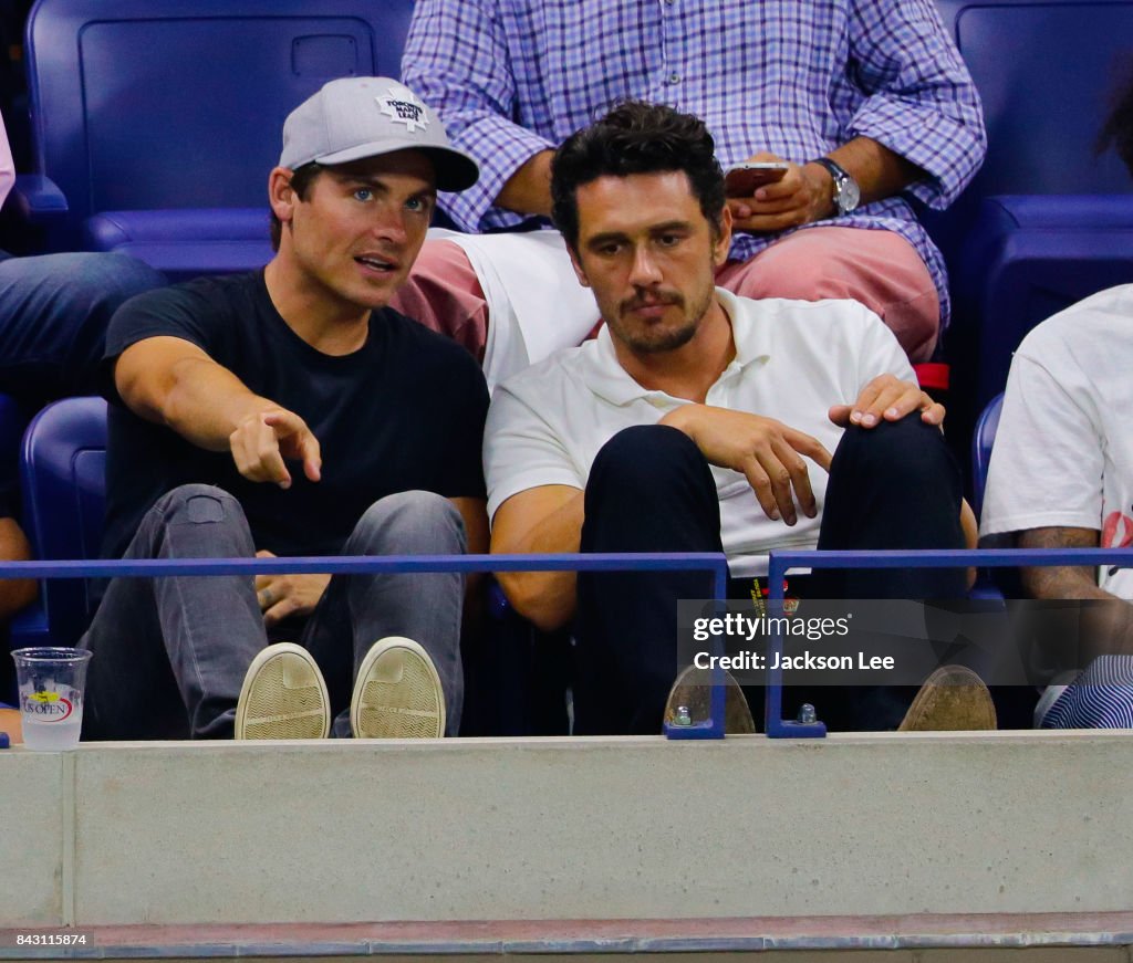 Celebrities Attend The 2017 US Open Tennis Championships - Day 9