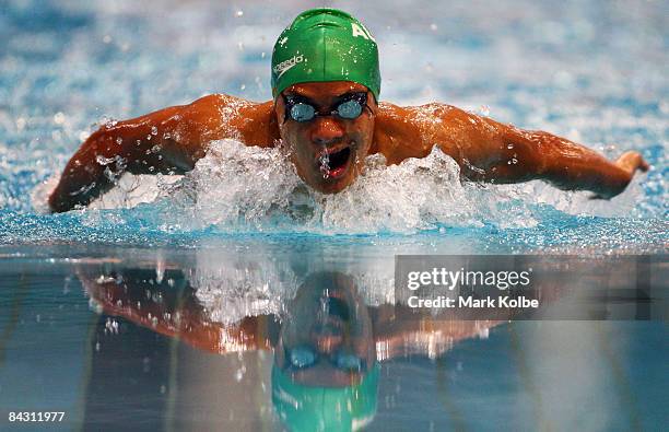 Kenneth To of Australia competes in 400m Individual Medley Final during day three of the Australian Youth Olympic Festival at the Sydney Olympic Park...