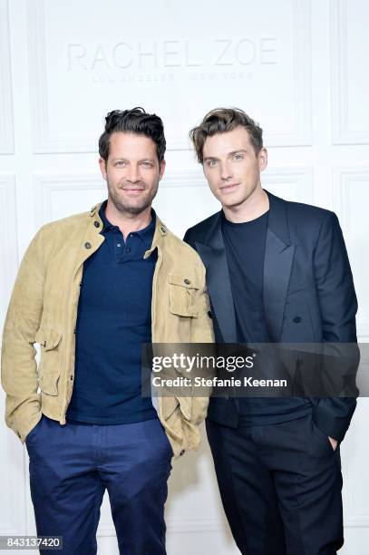 Nate Berkus and Jeremiah Brent attend Rachel Zoe SS18 Presentation at Sunset Tower Hotel on September 5, 2017 in West Hollywood, California.