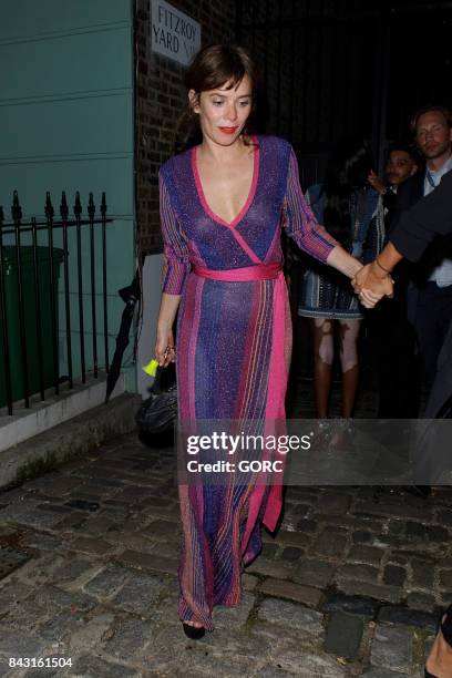 Anna Friel at the GQ awards afterparty in Primrose Hill on September 5, 2017 in London, England.