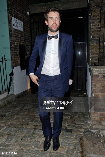 Jack Whitehall at the GQ awards afterparty in Primrose Hill on September 5, 2017 in London, England.