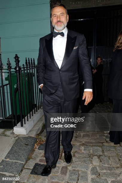 David Walliams at the GQ awards afterparty in Primrose Hill on September 5, 2017 in London, England.