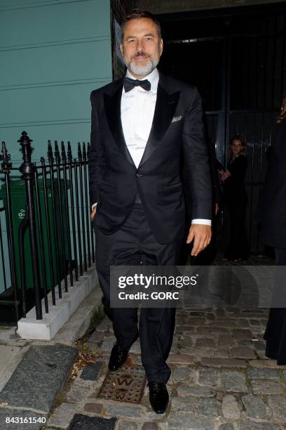 David Walliams at the GQ awards afterparty in Primrose Hill on September 5, 2017 in London, England.