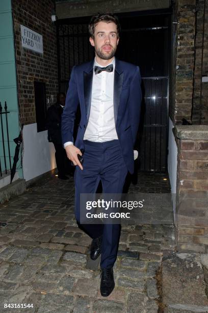 Jack Whitehall at the GQ awards afterparty in Primrose Hill on September 5, 2017 in London, England.