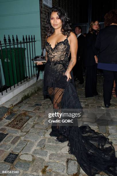 Vanessa White at the GQ awards afterparty in Primrose Hill on September 5, 2017 in London, England.