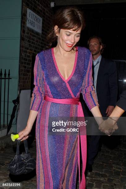 Anna Friel at the GQ awards afterparty in Primrose Hill on September 5, 2017 in London, England.