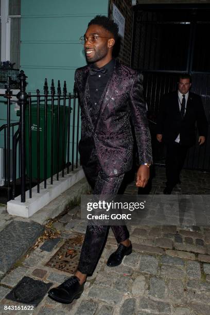 Tinie Tempah at the GQ awards afterparty in Primrose Hill on September 5, 2017 in London, England.
