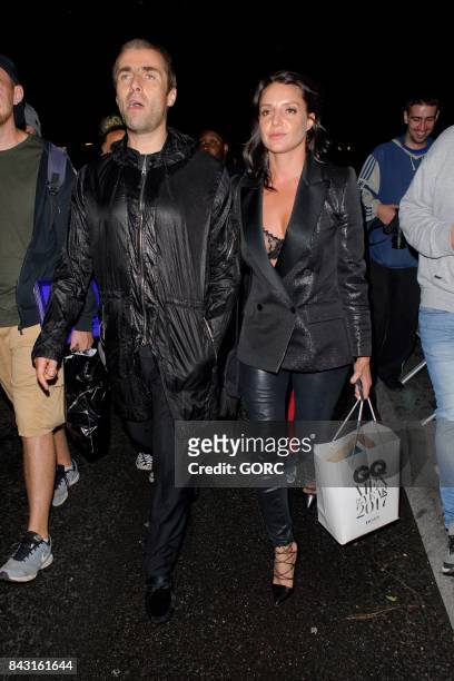 Liam Gallagher and Debbie Gwyther on September 5, 2017 in London, England.