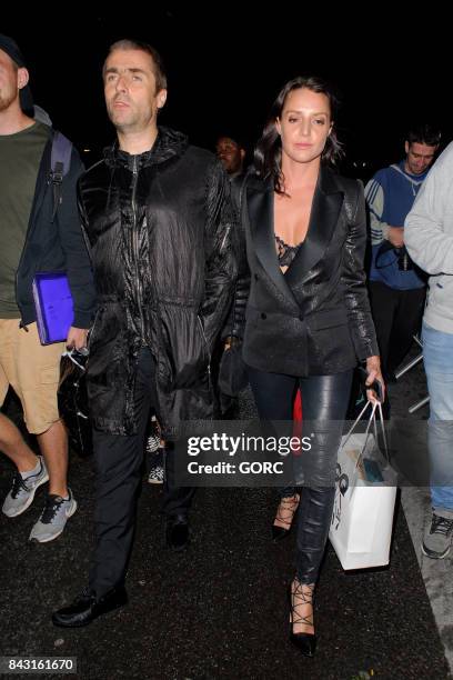 Liam Gallagher and Debbie Gwyther on September 5, 2017 in London, England.