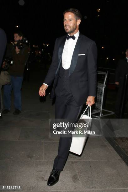 Jamie Redknapp attending the GQ awards on September 5, 2017 in London, England.