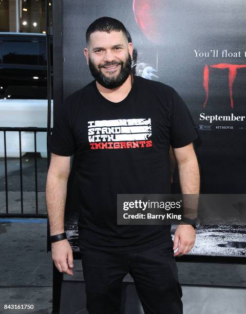 Actor Guillermo Diaz attends the premiere of Warner Bros. Pictures and New Line Cinemas' 'It' at TCL Chinese Theatre on September 5, 2017 in...